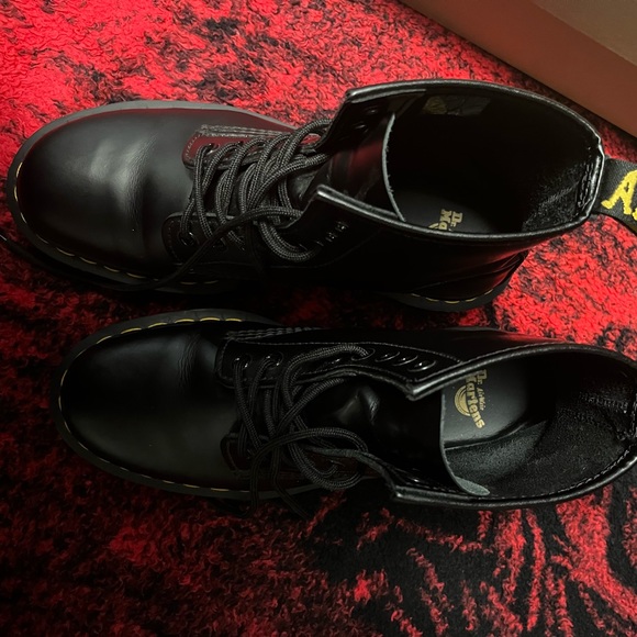 1460 BEX SMOOTH LEATHER LACE UP BOOTS - Picture 2 of 7